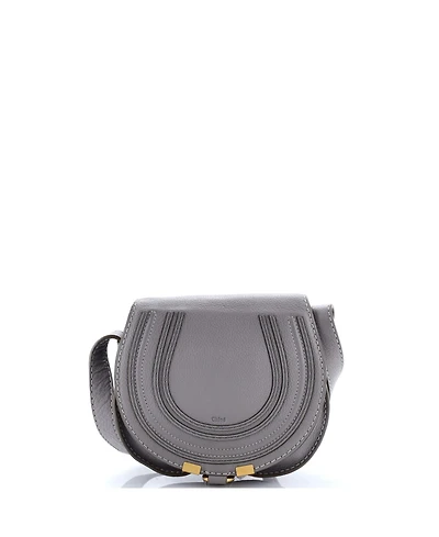Pre-Owned Chloe Mini Marcie Crossbody Bag Leather