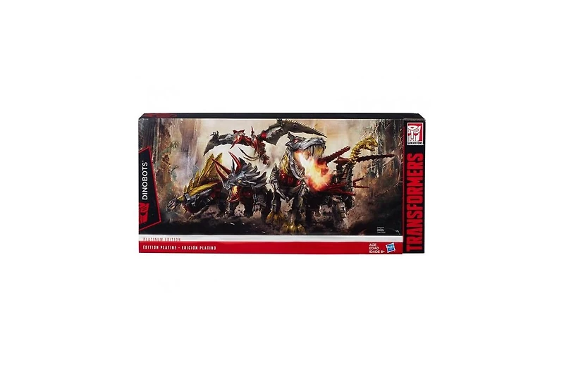 Transformers Voyager Class Dinobots Set of 5 G1 Color Version | Transformers 4 Age of Extinction Aoe