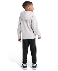 Adidas Toddler Boys 2T-5T Two Piece Winterized Hooded Jacket and Joggers Set