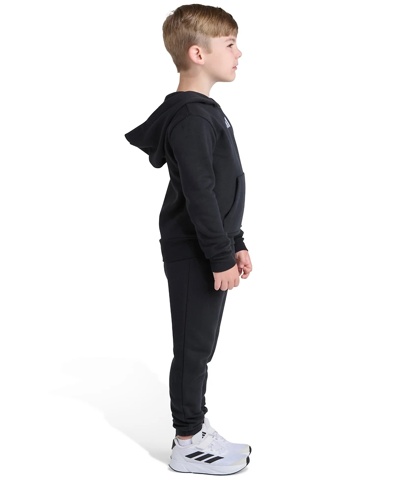 Adidas Toddler and Little Boys 2T-7 Two-Piece Long Sleeve Hoodie Joggers Set