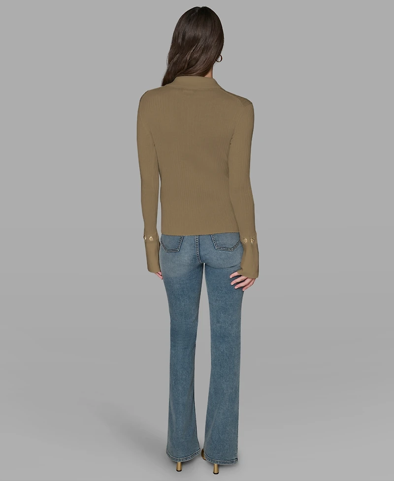 Karl Lagerfeld Paris Women's Long Sleeves Sweater