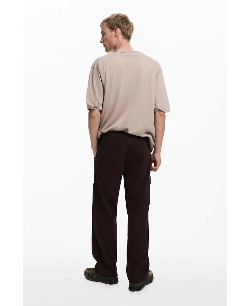 Desigual Men's Long pants with patch