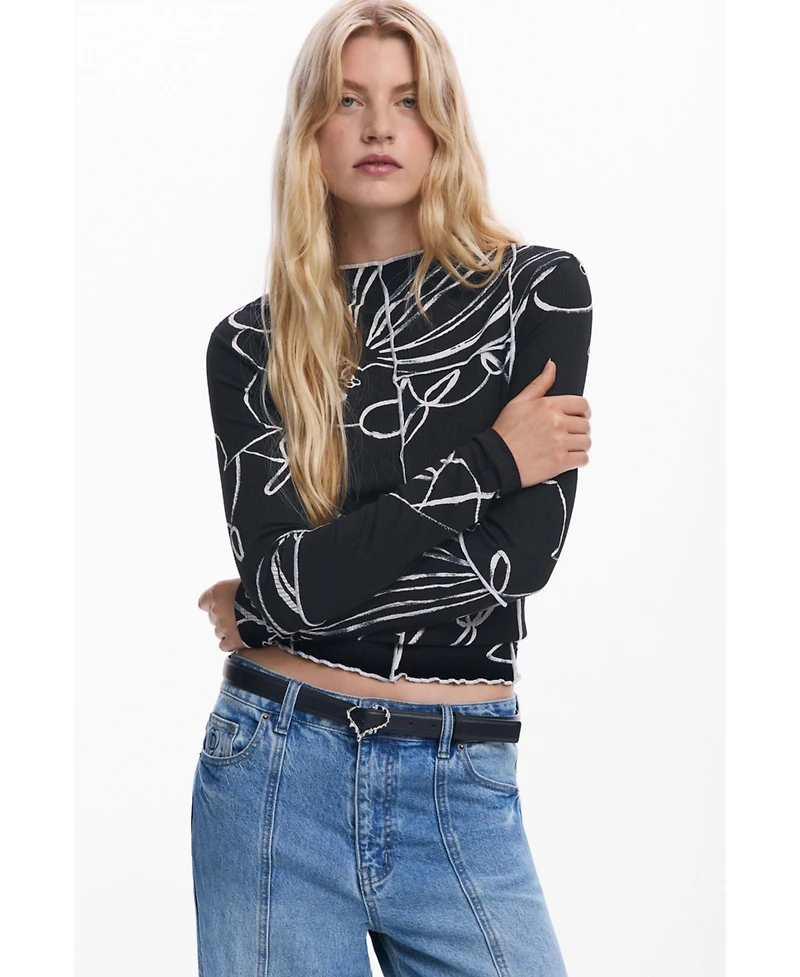 Desigual Women's Vase silhouettes T-shirt