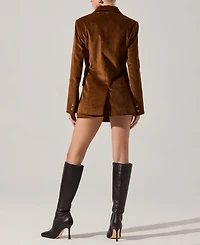 Astr the Label Women's Long Sleeve Boyfriend Blazer
