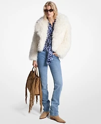 Michael Michael Kors Women's Notch Collar Peacoat Jacket