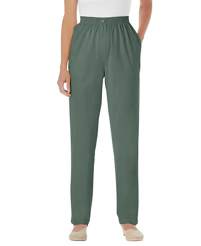 Woman Within Women's 7-Day Straight-Leg Denim Jean