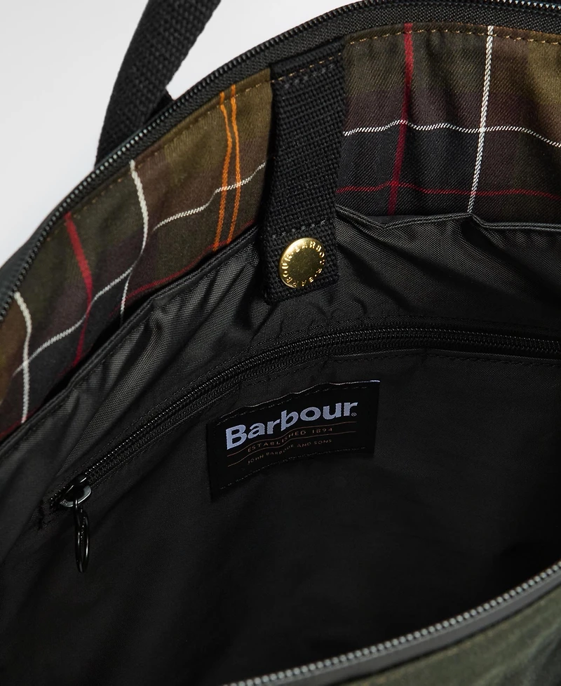 Barbour Men's Field Wax Zipper Large Backpack