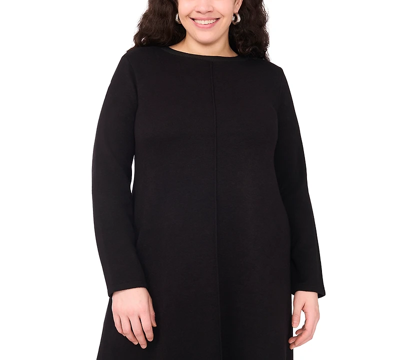 Vince Camuto Plus Long Sleeve Midi Dress