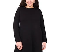 Vince Camuto Plus Long Sleeve Midi Dress