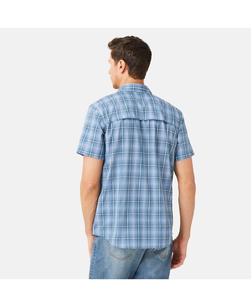 Free Country Men's Excursion Short Sleeve Poplin Shirt
