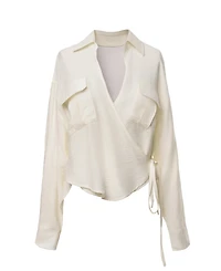 Jluxlabel Women's Drift Collared Cargo Top