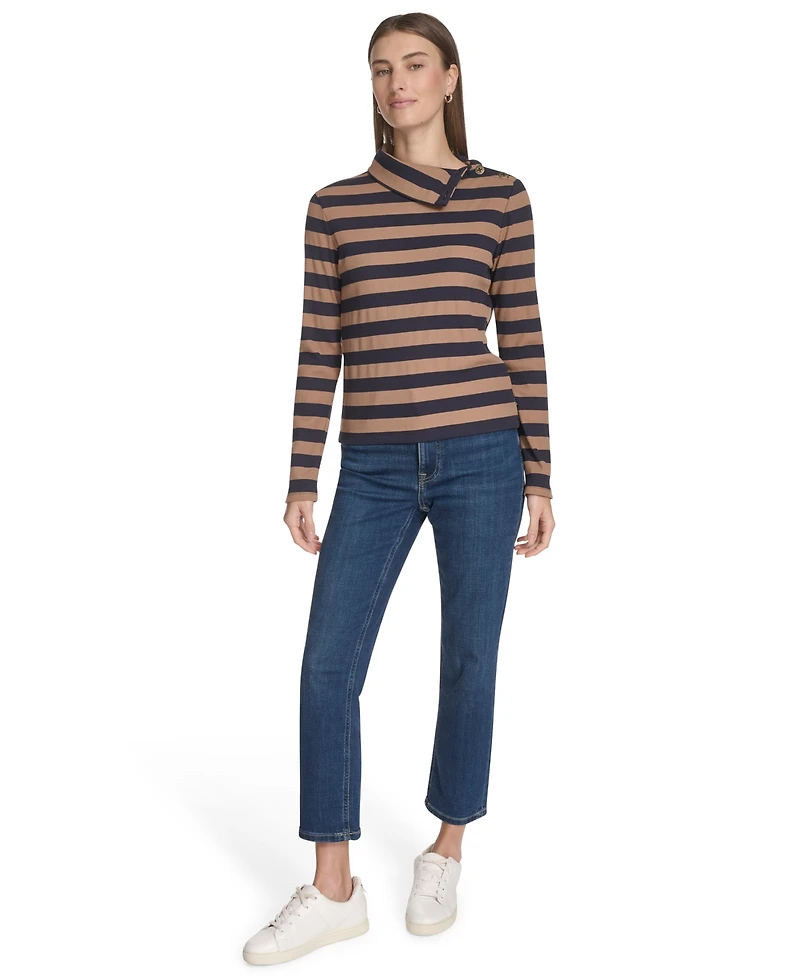 Nautica Jeans Women's Turtleneck Top