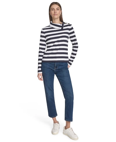 Nautica Jeans Women's Turtleneck Top