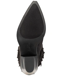 Wild Pair Women's Leonie Fringe Booties, Macy's Exclusive