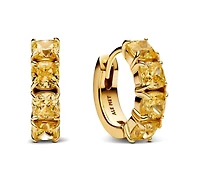 Pandora Yellow Hoop Earrings