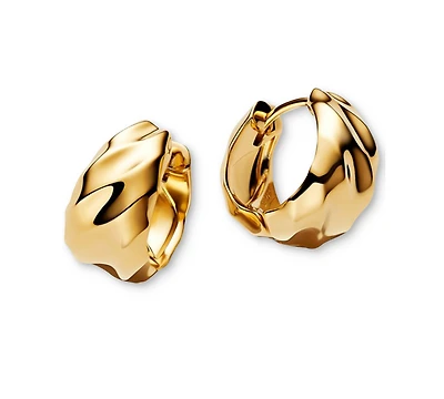 Pandora Rippled Hoop Earrings