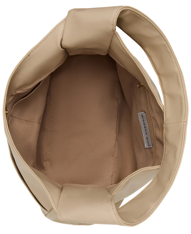 Madden Girl Medium Leather Hobo Bag