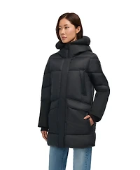 Pajar Women's Heirani Mid-Length Quilted Parka Puffer with Oversized Hood