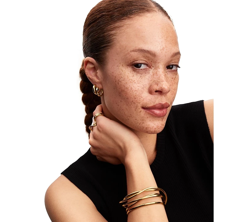 Pandora Twisted Hoop Earrings