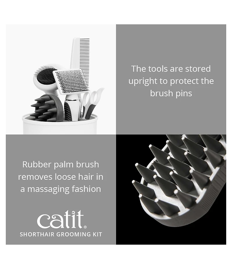 Catit 2.0 Shorthair Grooming Kit