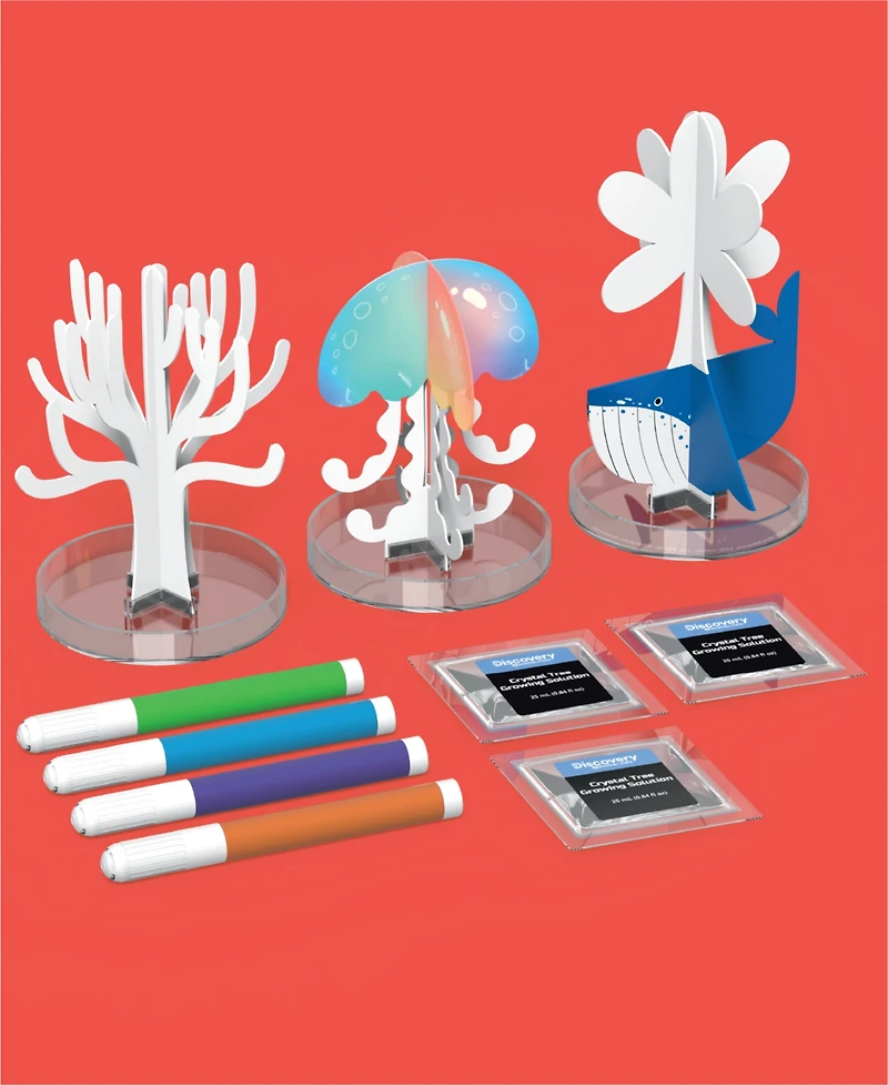 Discovery #Mindblown Crystal Sea Creations Chemistry Kit 13 Piece