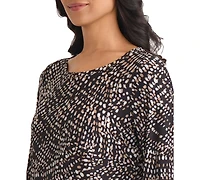 Jones New York Women's Printed Top