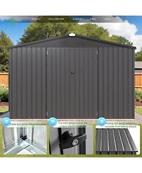 Aecojoy 10'x8' Outdoor Storage Shed