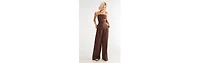 Nasty Gal Women's Premium Tailored Tie Detail Pants