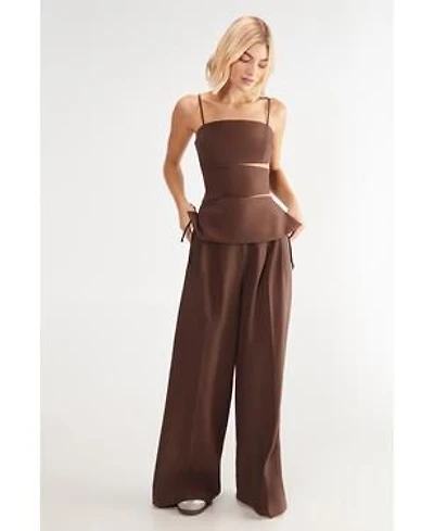 Nasty Gal Womens Premium Tailored Tie