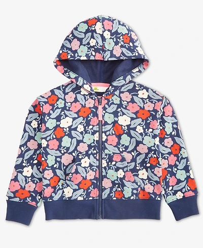 Epic Threads Girls Toddler 2T-4T Floral-Print Hoodie