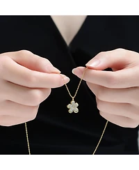 GiGiGirl 14K Gold Plated with Clear Cubic Zirconia Star Shaped Pendant Necklace