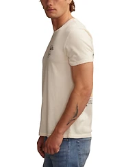 Lucky Brand Men's Crewneck Fender Western T-Shirt