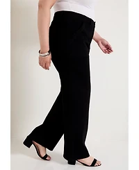 June + Vie Plus Curvie Fit High-Waisted Straight-Leg Jean