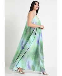 June + Vie Women's June + Vie Sequin Swing Maxi Dress