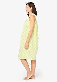 Only Necessities Women's Sleeveless Button Front Night Gown