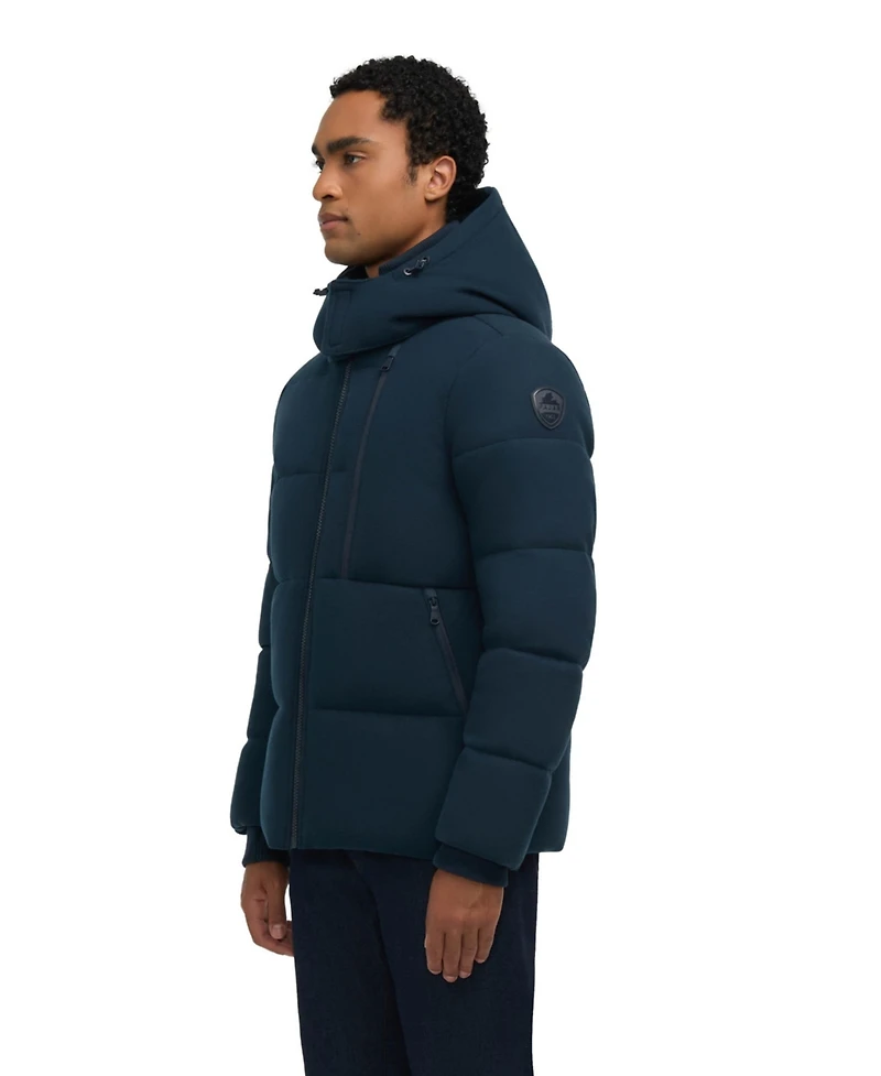 Pajar Men's Kepler Wool-Like Puffer with Removable Hood