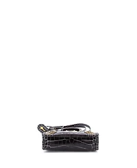 Pre-Owned Balenciaga Mini City Classic Metallic Edge Bag Embossed Leather