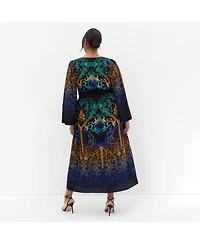 City Chic Women's Ayanna Decadence Maxi Dress