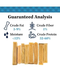 Country Living Natural Yak Cheese Chew Bars for Dogs – Large Size (2 per Bag)