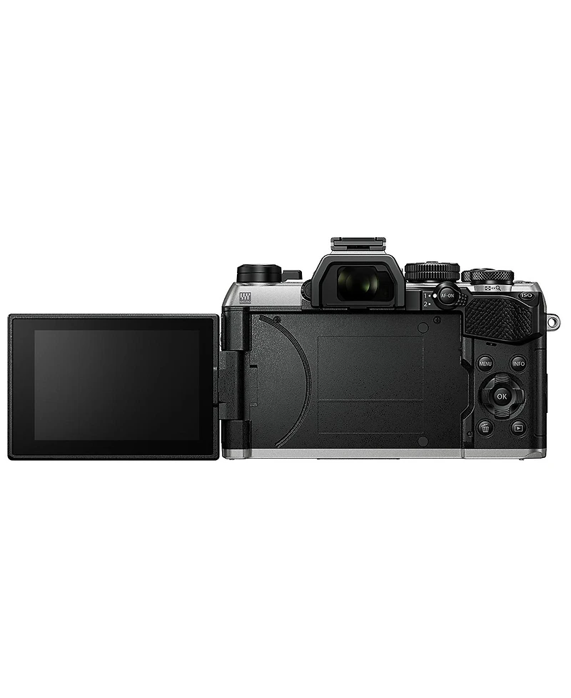 Om System Om-5 Mark Ii Mirrorless Camera, Silver with M.Zuiko Digital Ed 12-45mm f/4 Pro Lens