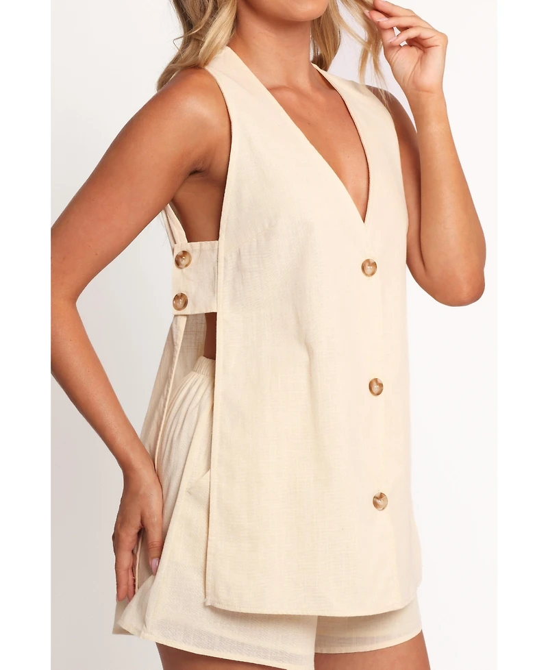 Petal and Pup Women's Miller Short Set - Butter Yellow