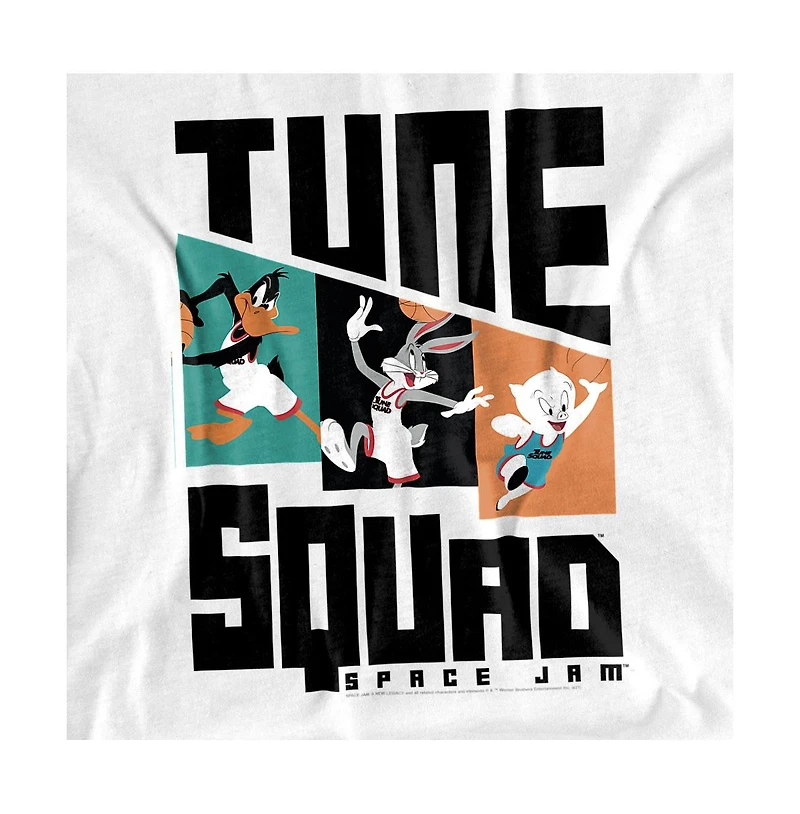 Logovision Men's Space Jam A New Legacy Tune Squad Pattern Characters T Shirt