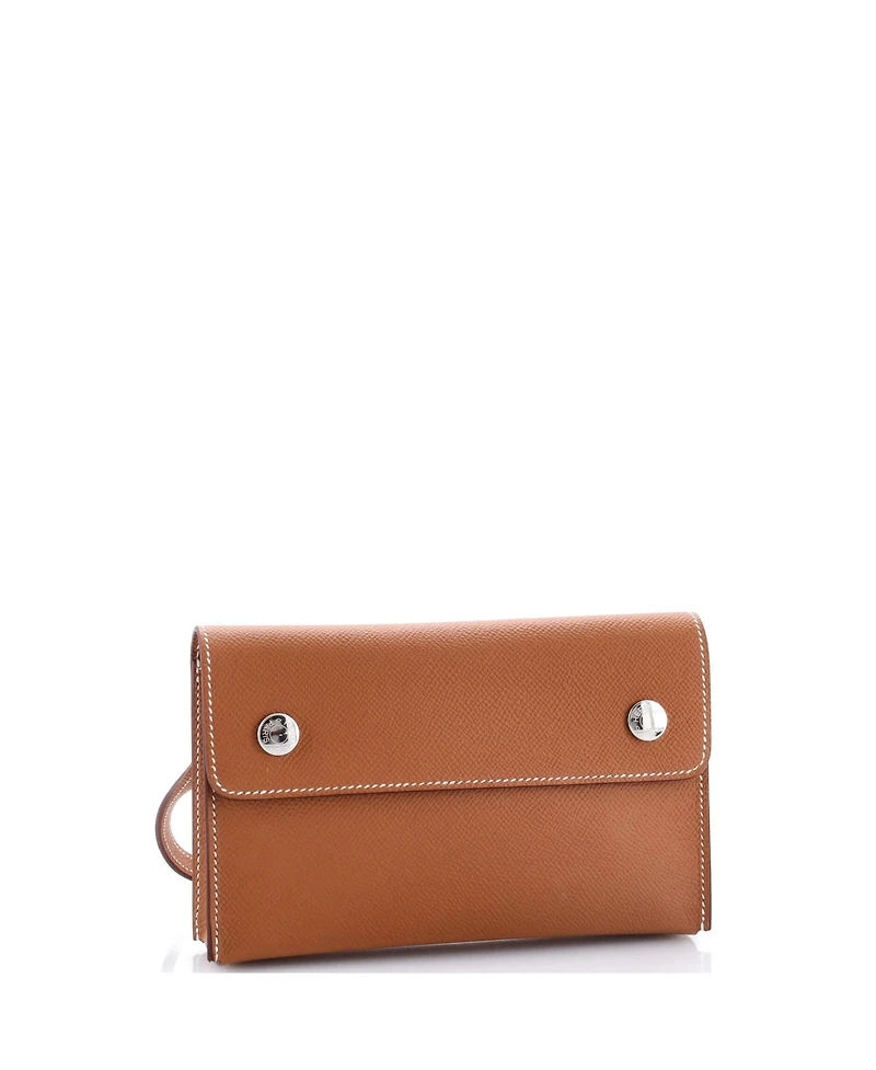 Pre-Owned Hermes Hermesnap Wallet Bag Epsom
