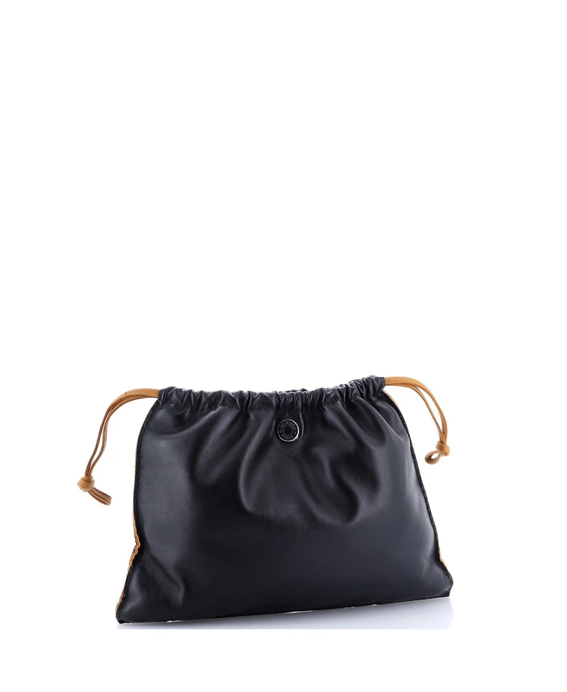 Pre-Owned Hermes Pilo Pouch Milo Lambskin and Swift