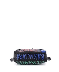 Pre-Owned Balenciaga Small City Graffiti Classic Studs Bag Leather