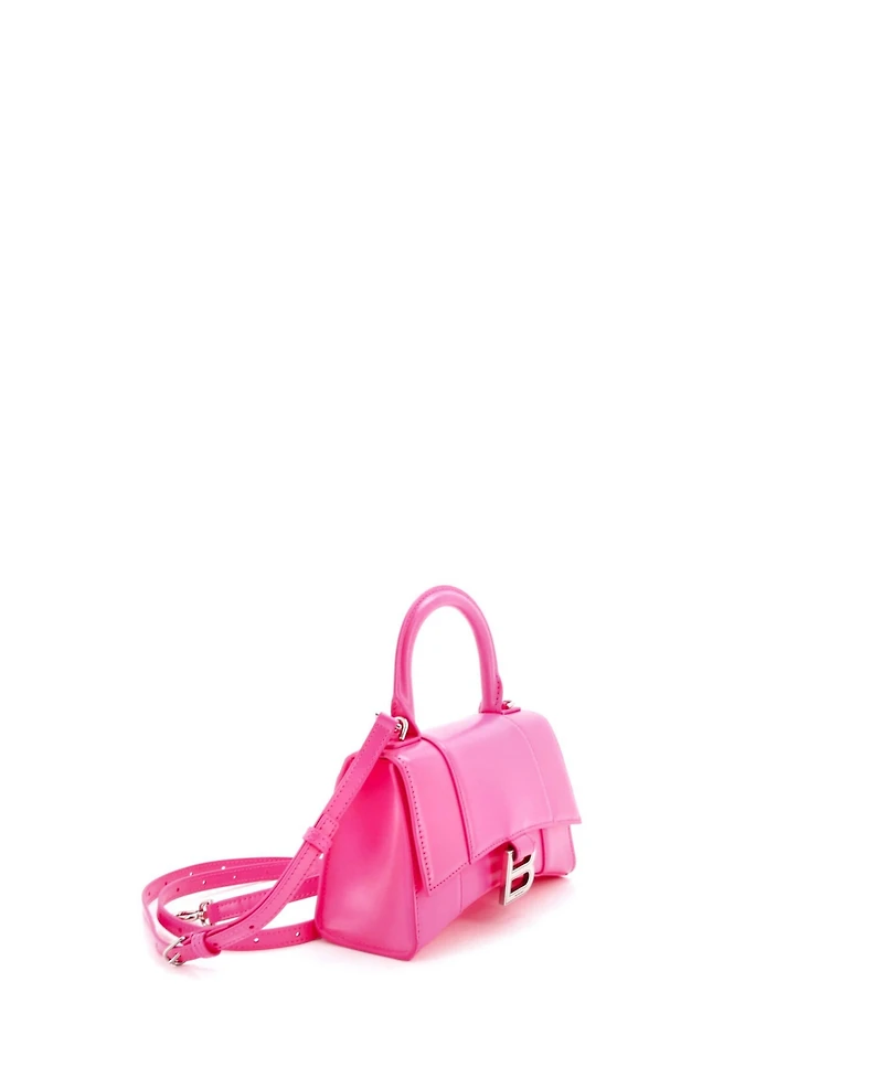 Pre-Owned Balenciaga Hourglass Top Handle Bag Leather