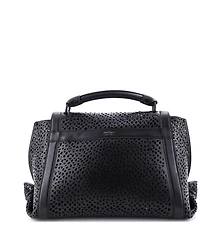 Pre-Owned Salvatore Ferragamo Medium Sofia Satchel Laser Cut Leather