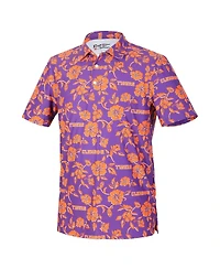Reyn Spooner Men's Purple Clemson Tigers Pua Performance Polo Shirt