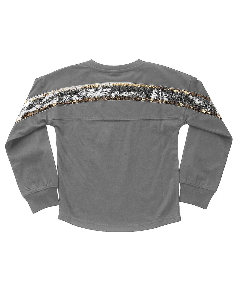 Gameday Couture Big Girls Gray Tennessee Volunteers Guess Who's Back Long Sleeve T-Shirt