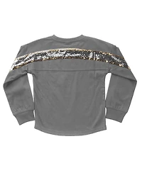 Gameday Couture Big Girls Gray Tennessee Volunteers Guess Who's Back Long Sleeve T-Shirt